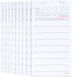 Guest Check Pads Total 500 Sheets Waitress Notepad (10 Pads)