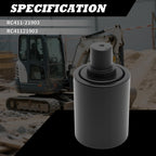 Jecoupoon Carrier Roller Top Roller Compatible with KX71-3 Excavator