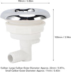 Spa Hot Tub Jet Replacement, Stainless Steel Adjustable
