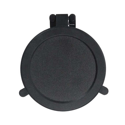 Flip Up Rifle Scope Lens Cover, Spring Loaded 43mm Scope Cap for Hunting Optics, Scratch Dust Proof 1.69 Inch