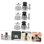3 Set Pressure Cooker Relief Valves Aluminum Alloy Replacement