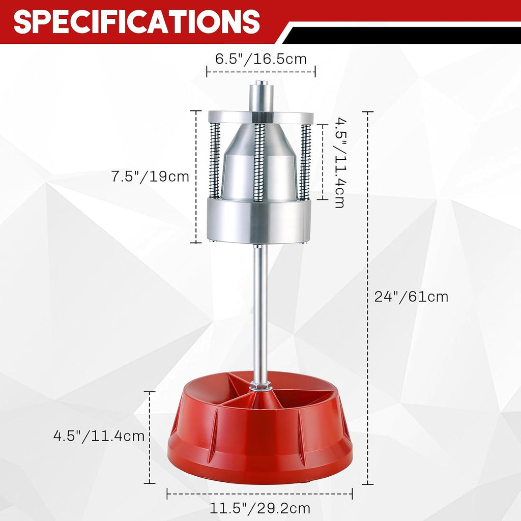 Portable Wheel Balancer with Heavy Duty Hubs