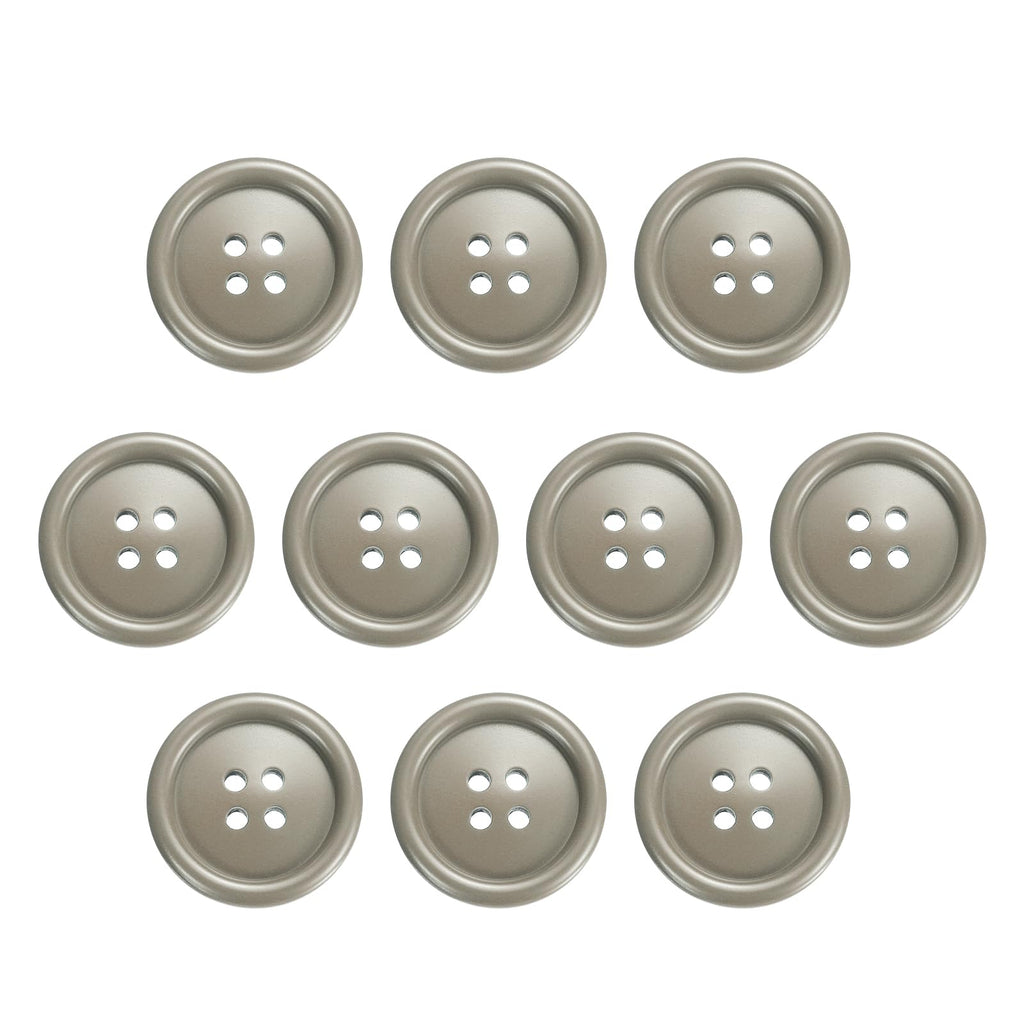 10pcs Round Sewing Buttons 30mm (1-1/4") 4 Hole Craft Button