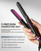 0.5 Inch Mini Flat Iron Adjustable Temp