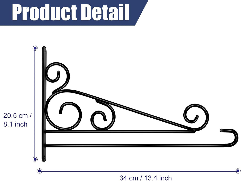 Garden Flag Hanger for Wall Fits Flag Width Smaller Than 13.4 inch, Garden Flag Holder for Outside, Banner Hanger for