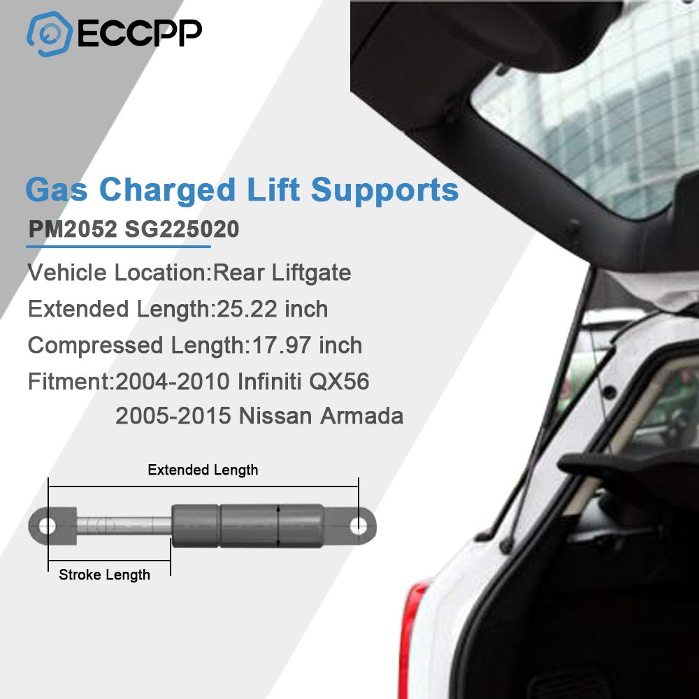 ECCPP Lift Supports Struts Rods Shocks for Infiniti for QX56 2004-2010