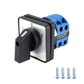 Changeover Switch LW28-20 3 Positions 8 Terminals Universal Rotary Cam Selector Latching Switches 550V 20A