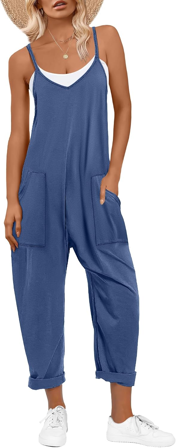 Jumpsuits for Women Summer Casual Sleeveless Overalls