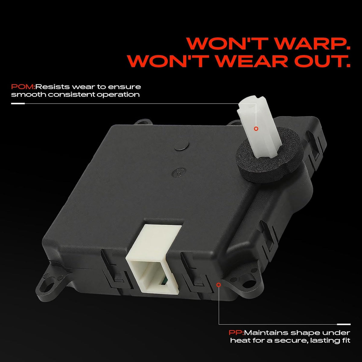A-Premium HVAC Heater Blend Door Actuator, Main, Replace# 2L3Z19E616BA