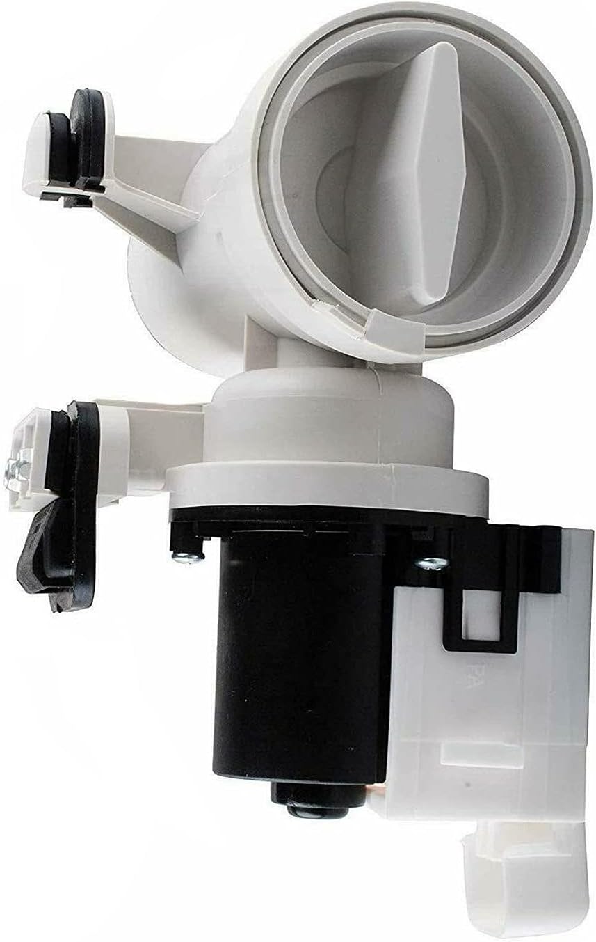 Washer Drain Pump Motor Assembly Replaces For Maytag MHWE201YW00 MHWZ600TE01 MHWZ600TK00 MHWZ600TK01 MHWZ600TK02 MHWZ600TW00 MHWZ600TW02 MHWZ600WR00 MHWZ600WR01 MLE20PDAYW0 MLE20PDAZW0 MLE20PDBYW0
