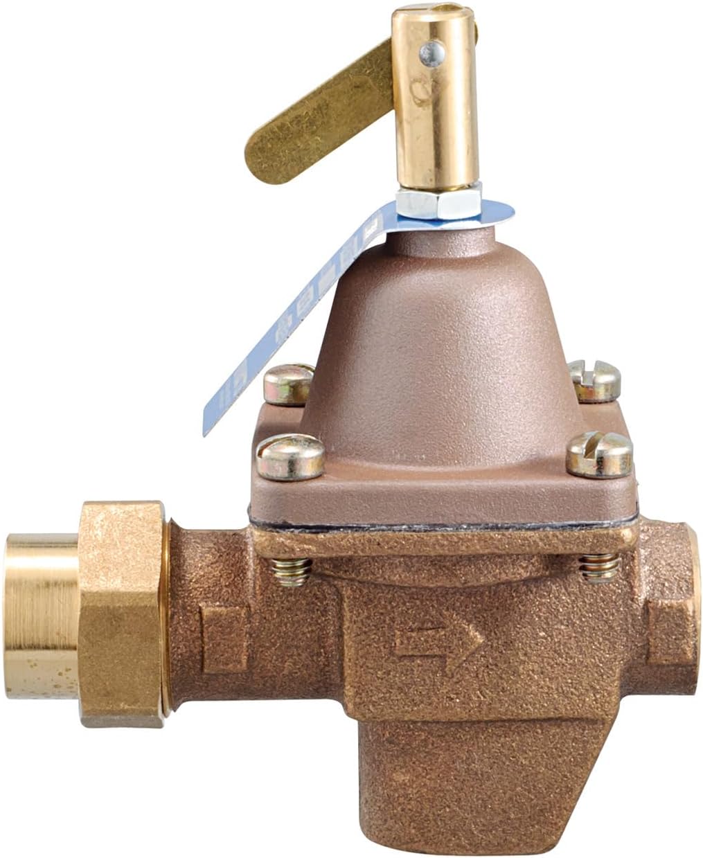 Watts TB1156F Bronze Water Feed Regulator 1/2" Union Threaded Inlet