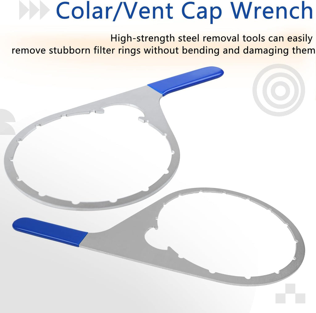 6 & 8 Inch Colar/Vent Cap Fuel Filter Wrench for 380134 382 & 482 483 782 | Removal Tools for Davco Fuel Water