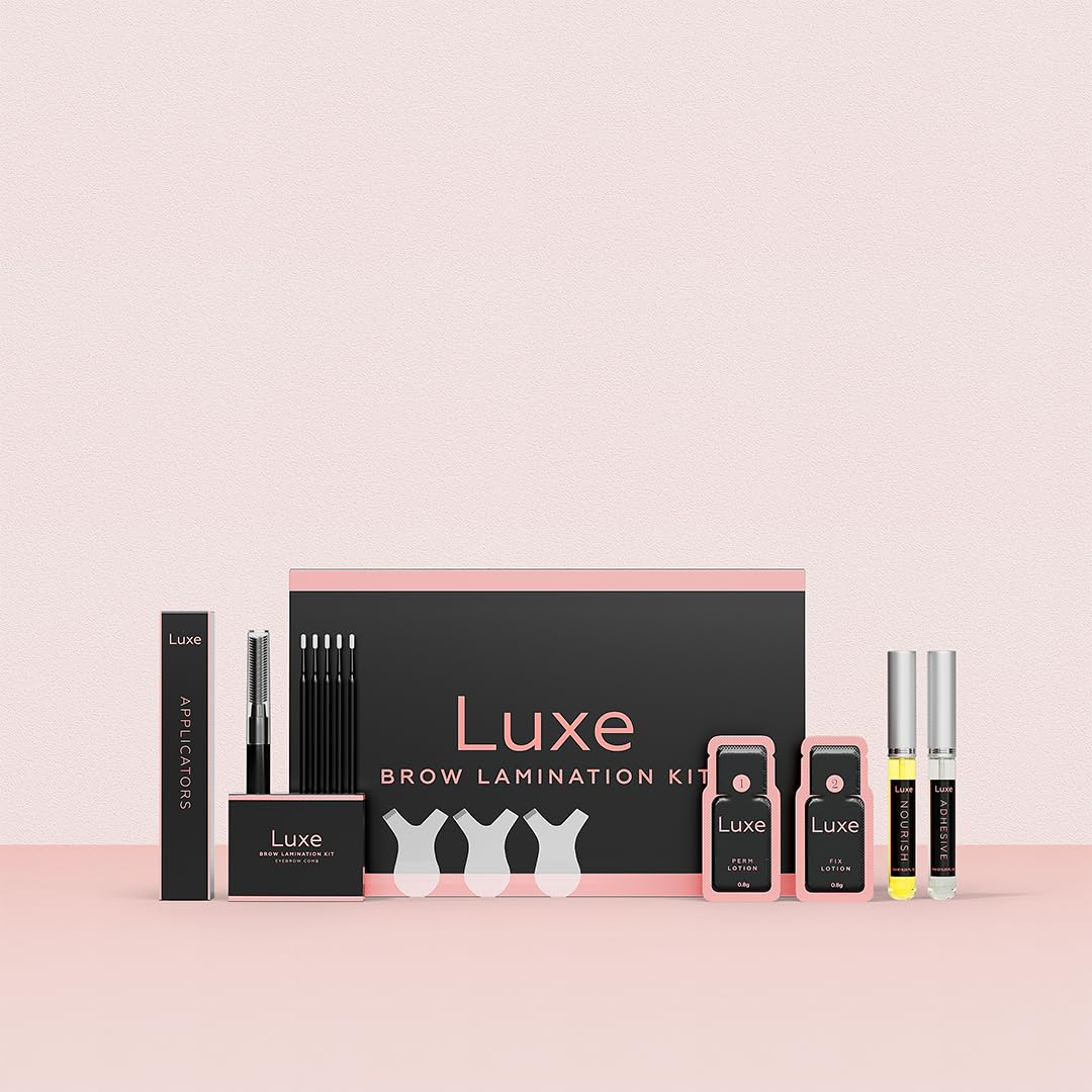 Lashlift + Brow Lamination Kit - Complete Sets to Beautiful Eyes - DYI at Home Lash Lift and Brow Lift - Visible