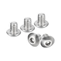 uxcell #8-32x1/4 Button Head Socket Screws, 100pcs Full Thread Hex Drive