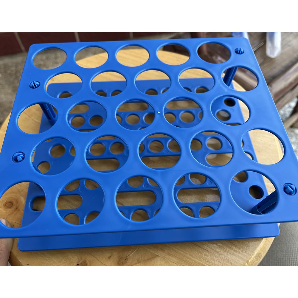 Detachable 50 ml Centrifuge Vial Rack, Test Tube Rack Holder Storage for Laboratory, 25 Well