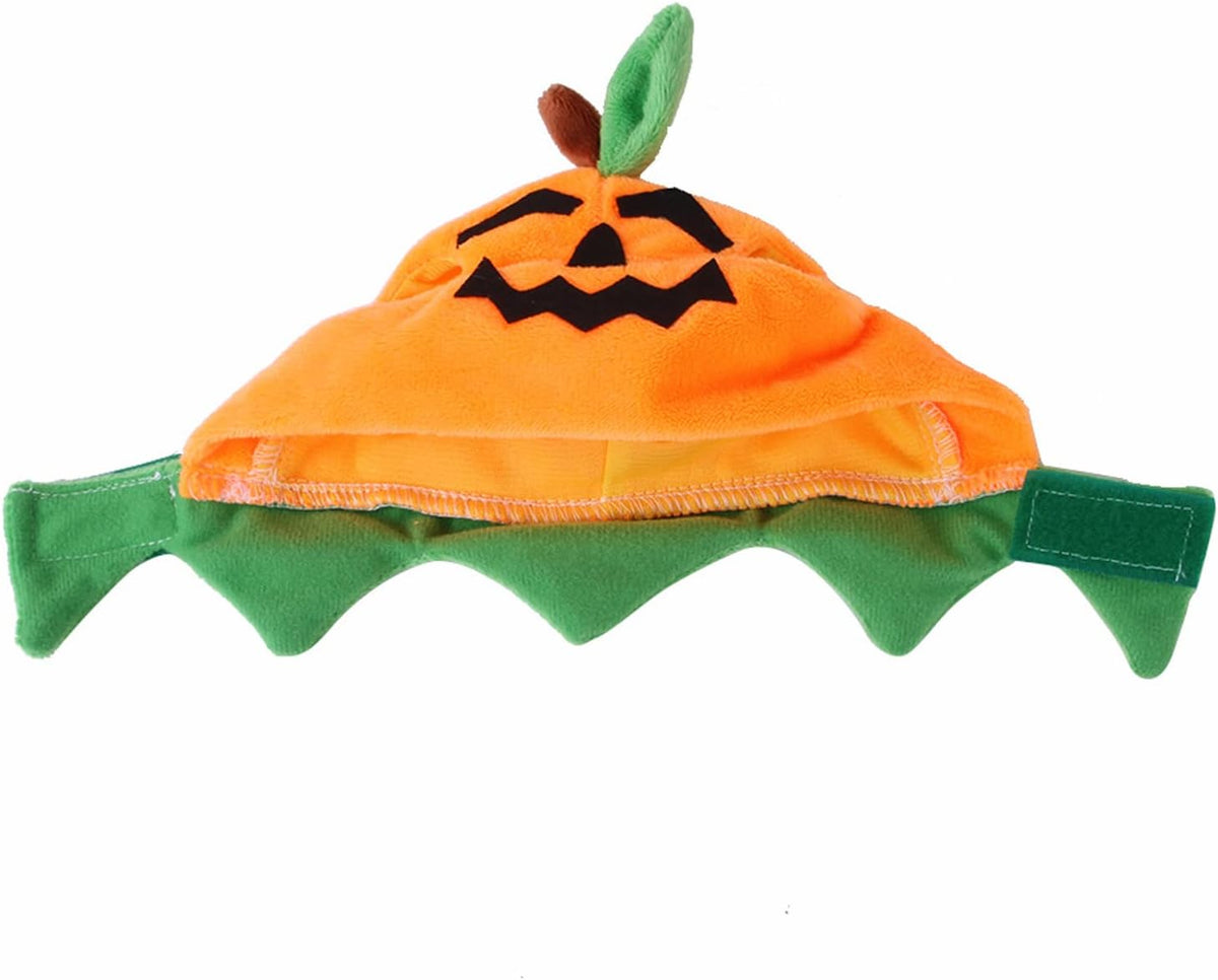 Halloween Cat Costumes Pumpkin Cat Hat Pet Cosplay Costume Cap for Halloween Kitty Dress Up Accessories