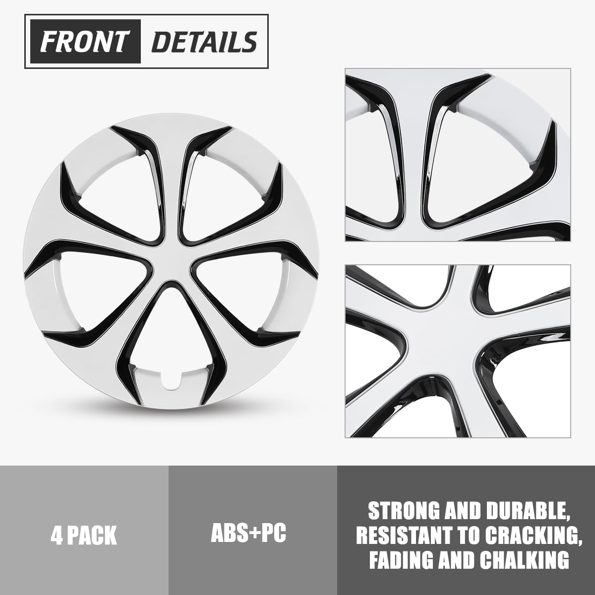 15 Inch Hubcaps Wheel Covers Fit for 2010-2015 Toyota Prius