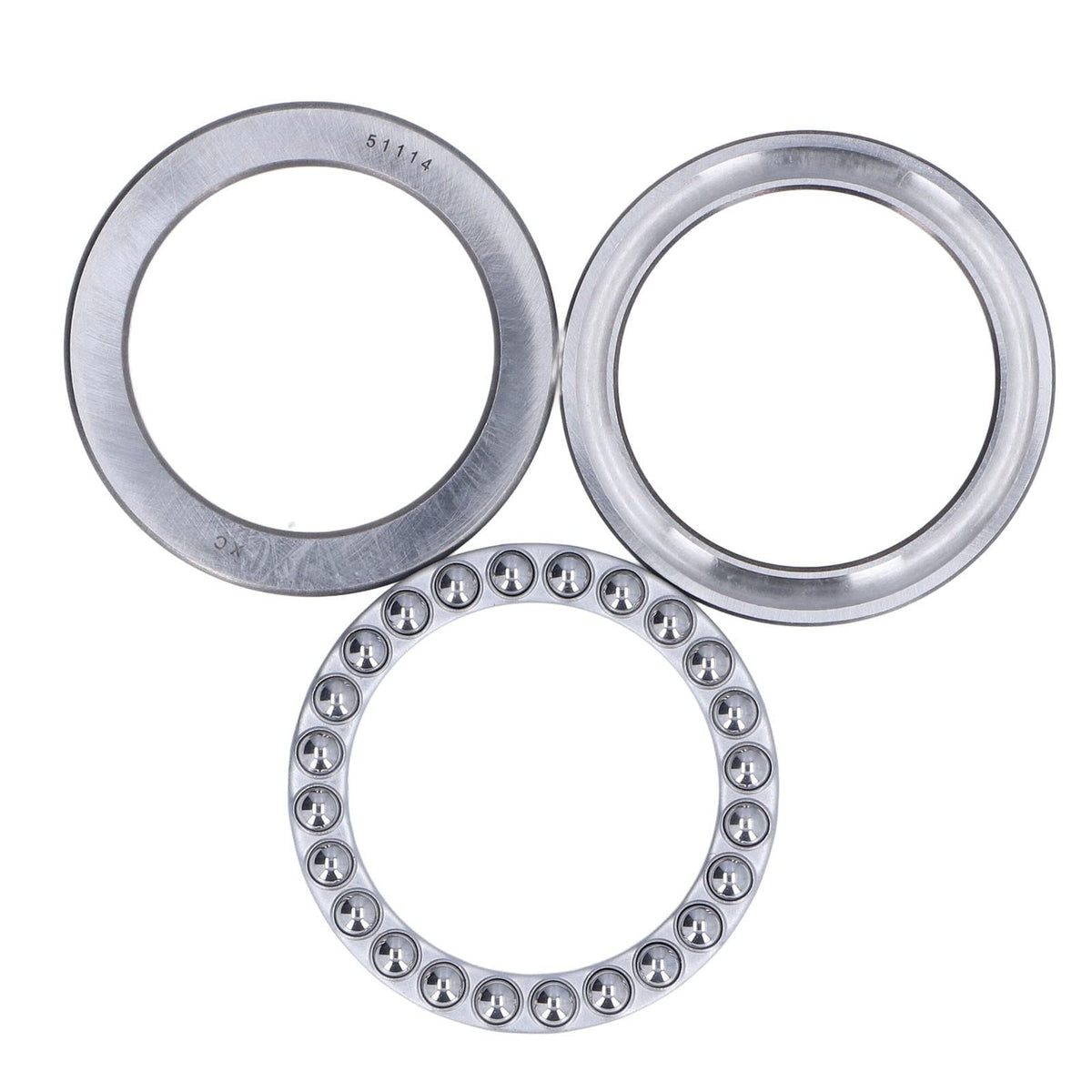 ViaGasaFamido Thrust Ball Bearing 51114, 75x95x18mm Forging Roller