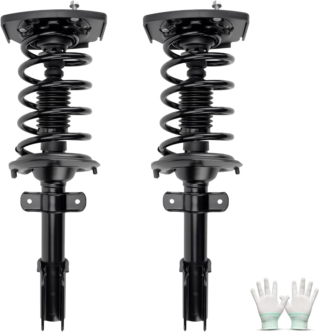 PHILTOP 2 PCS Rear Strut Assembly with Coil Spring Shock Absorber