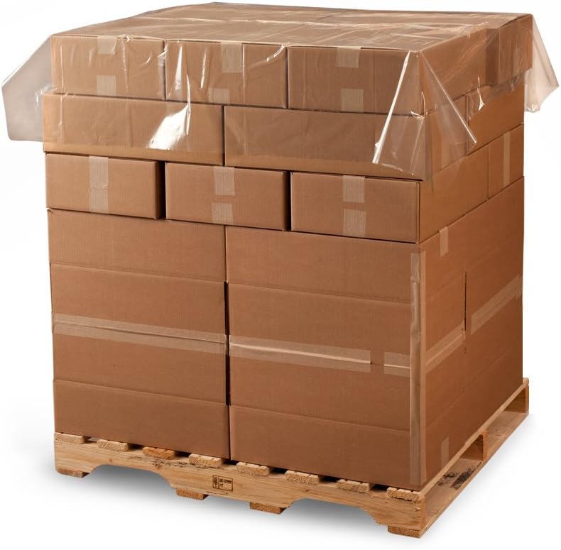60" x 60" Clear Poly Sheeting / Pallet Top Sheets 1.25 mil (250 per Roll)