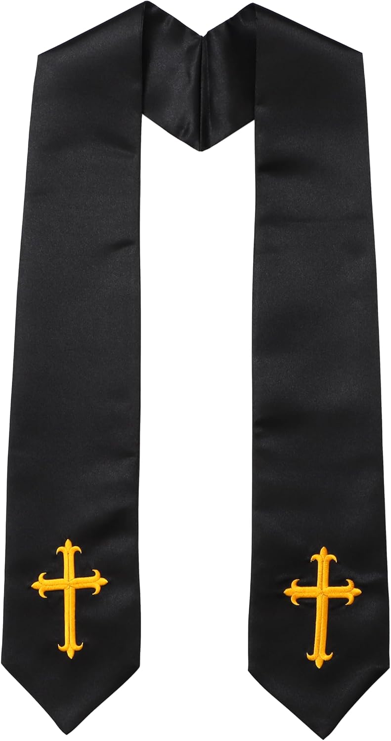 Clergy Stole & Choir Stole with Embroidered 60/72"