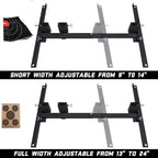 Adjustable Shooting Target Stand Base for Paper Targets Silhouette, 2 Pack