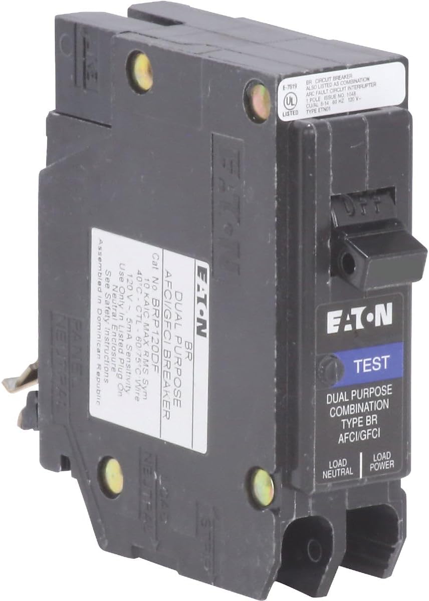 BR 20A Single-Pole AFCI/GFCI Circuit Breaker - 1 Each