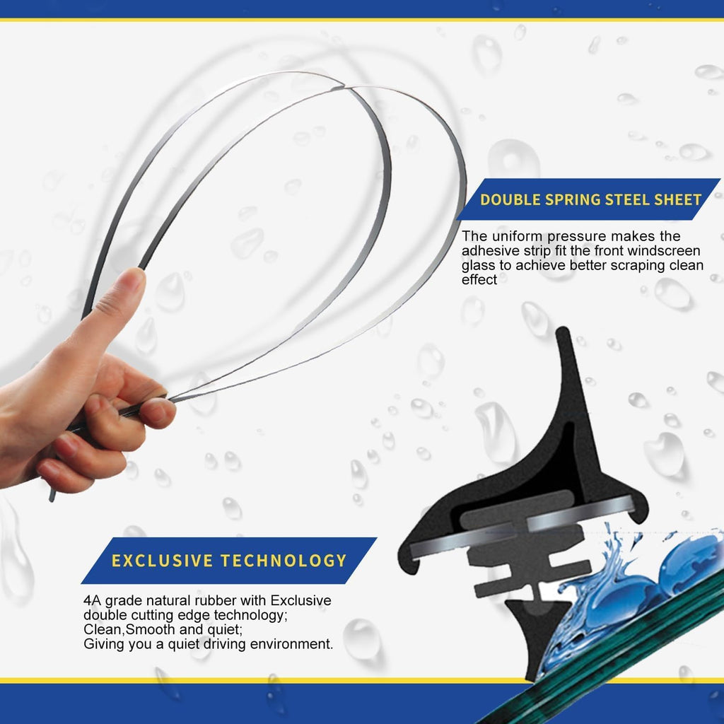 2 wipers Replacement For Benz 2008-2014 W207 W212 W218 W204 Class C250 C300 C350 C63 AMG W218 C218 CLS550 CLS63 AMG