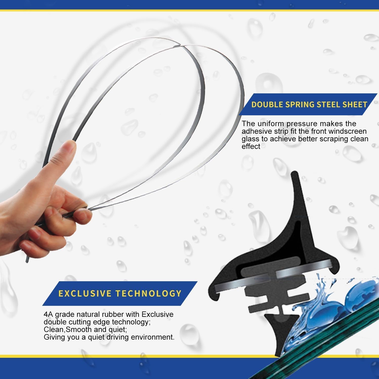 2 wipers Replacement For Benz 2008-2014 W207 W212 W218 W204 Class C250 C300 C350 C63 AMG W218 C218 CLS550 CLS63 AMG