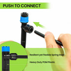 Drip Irrigation System Kit for Garden Watering, 247FT Quick Connect