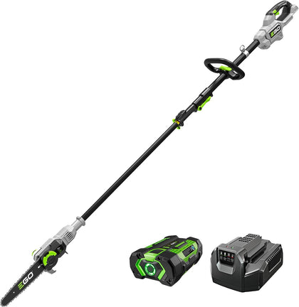 Pole Saw for Tree Trimming, Cordless Electric Pole Saw with Telescopic LED Cut Line Indicator, Includes 56V 2.5Ah
