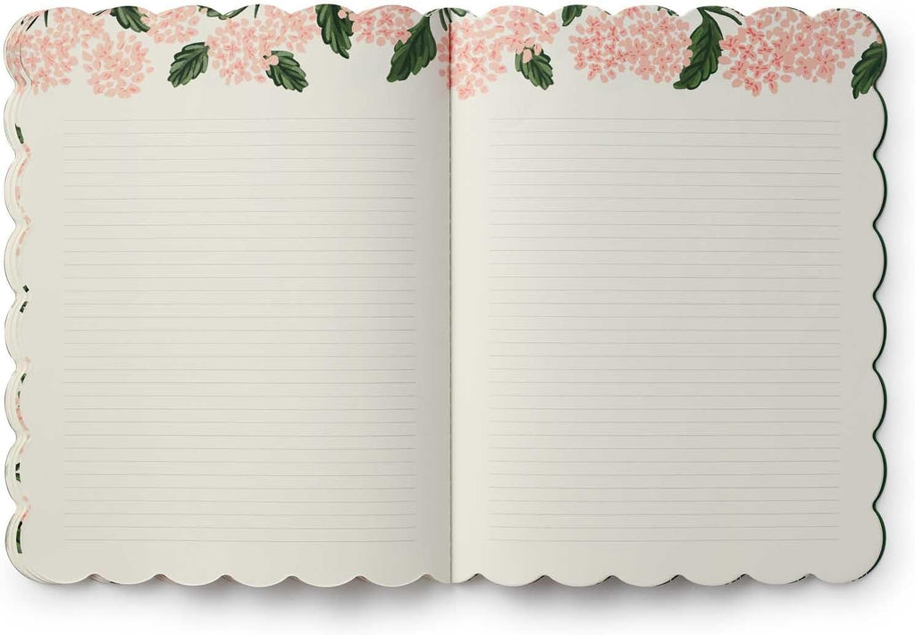 2027 Pink Hydrangea 12-Month Academic Appointment Notebook, Aug. 2026 - July 2027, Thread-Stitch Binding, 9.75" L x