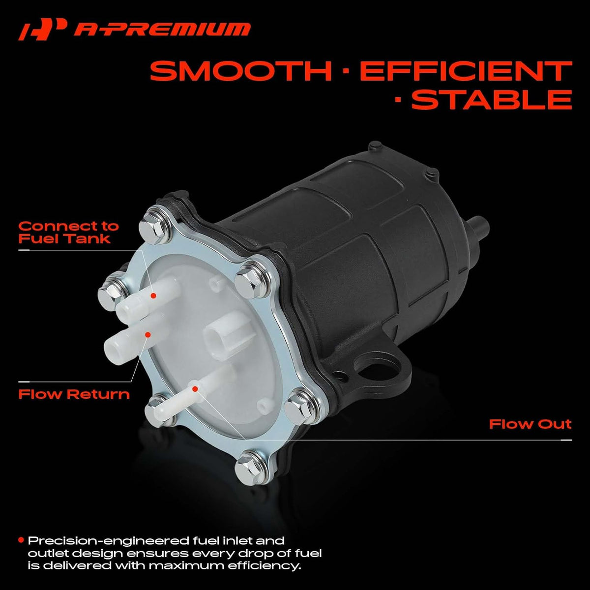 A-Premium Electric Fuel Pump for ATV Compatible with Honda