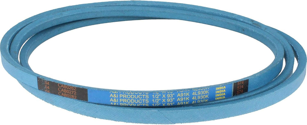 A&I A91K Premium Kevlar V-Belt - 1/2" Top Width, 93" Outside Circumference