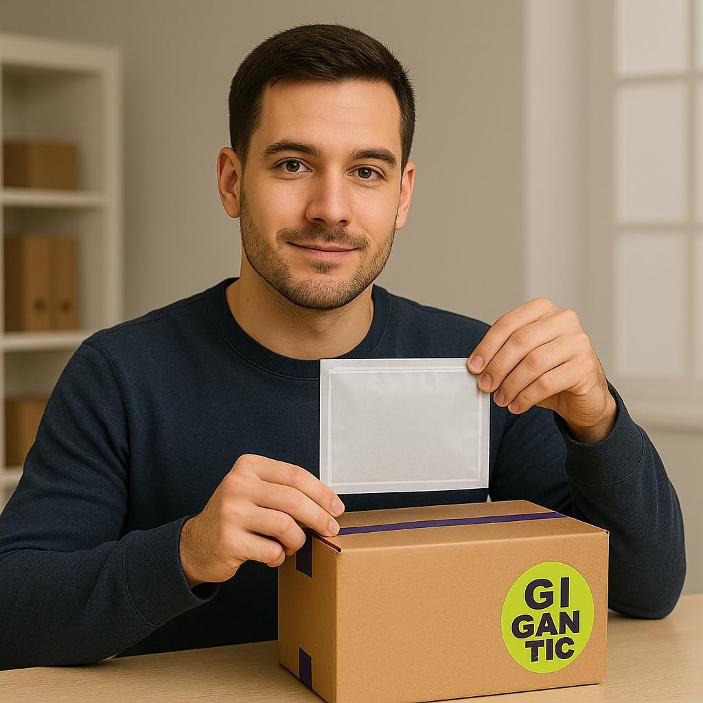 Packing List Enclosed Envelopes – 4.5" x 5.5" Short Side Opening – Self-Adhesive Clear or Printed Options – Multiple