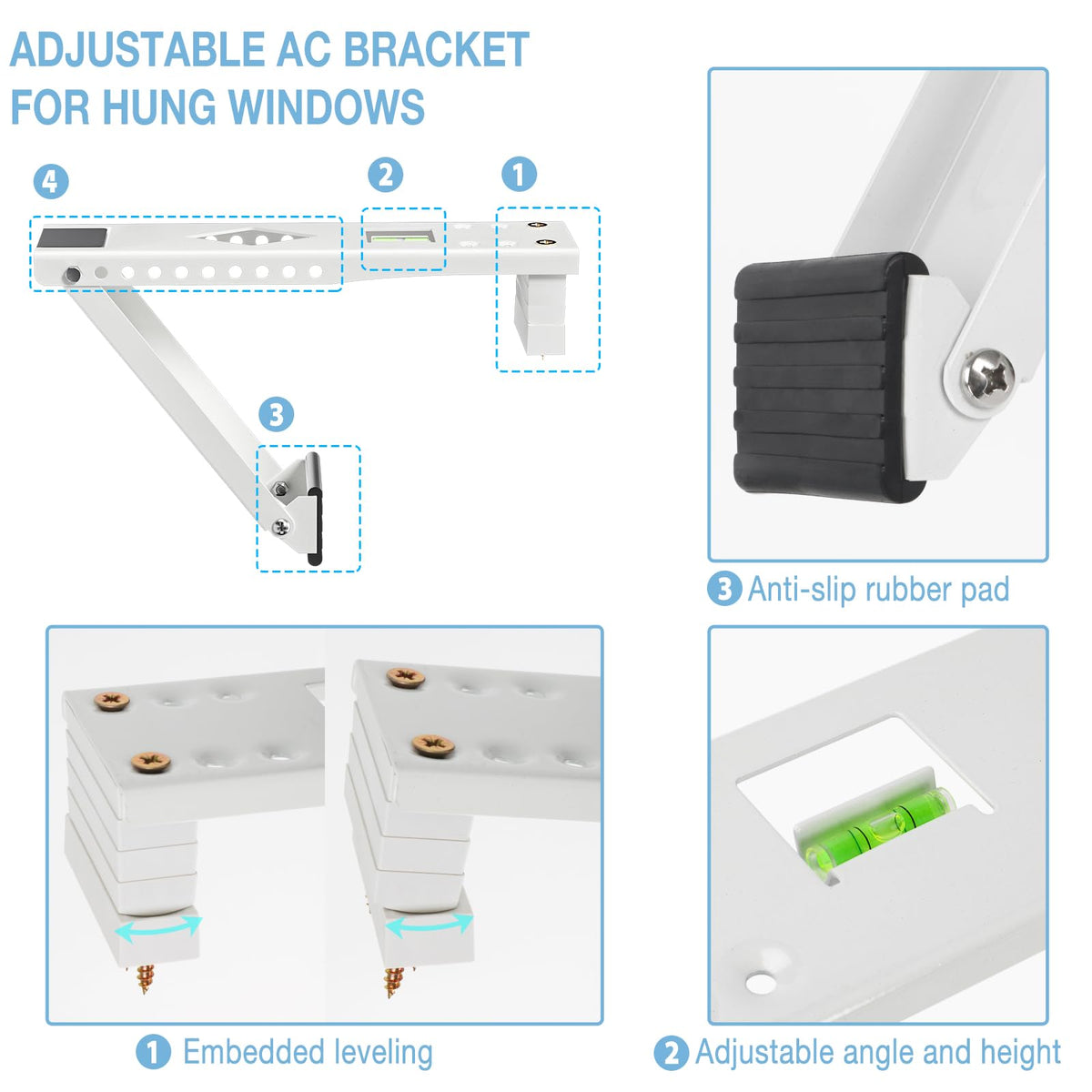 Window AC Bracket, Air Conditioner Support Bracket