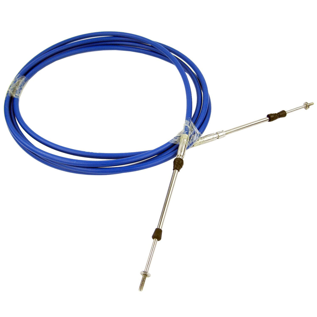 Marine 33C Throttle Shift Remote Control Box Cable For Yamaha Outboard Engine Boat Motor Steering System Blue (30FT, 2 PCs)