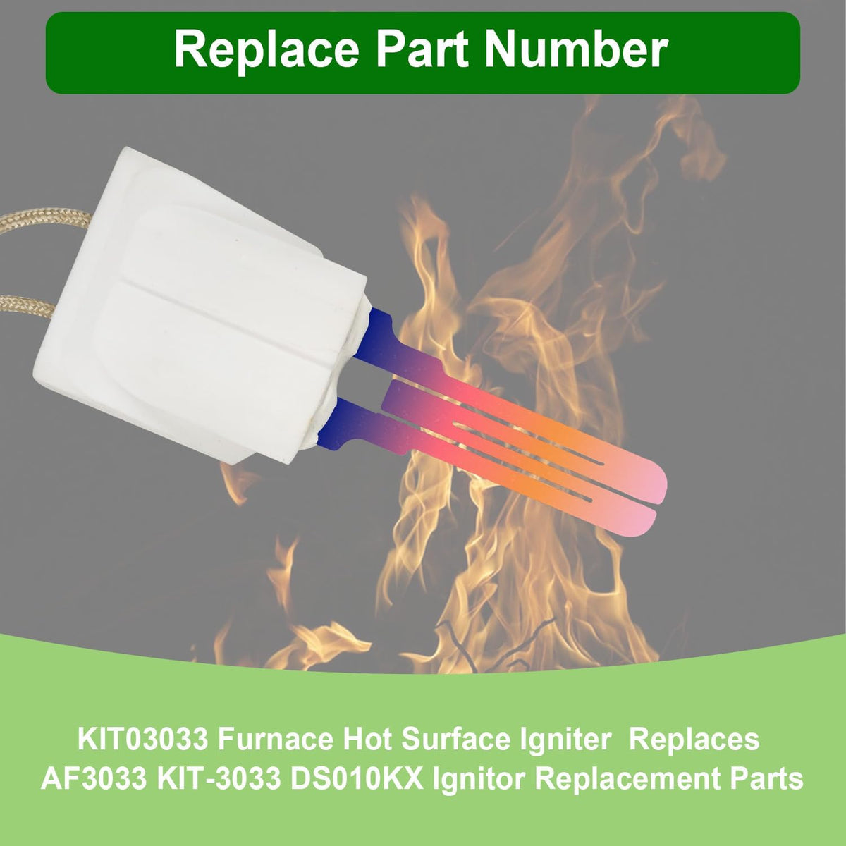 KIT03033 Furnace Hot Surface Igniter Compatible with Trane Roof Top Units