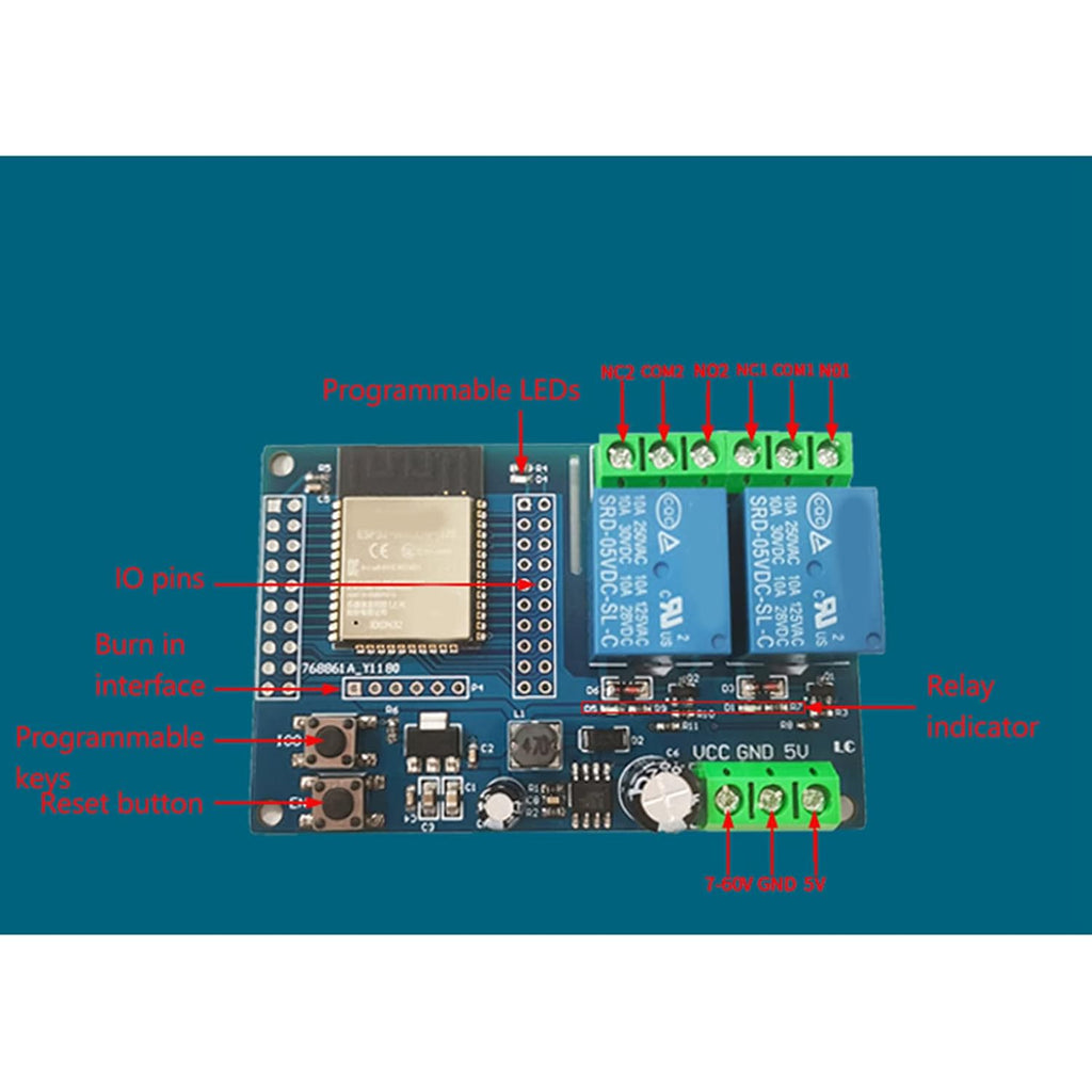 ESP Relay, 2 Channel 5V Relay Module