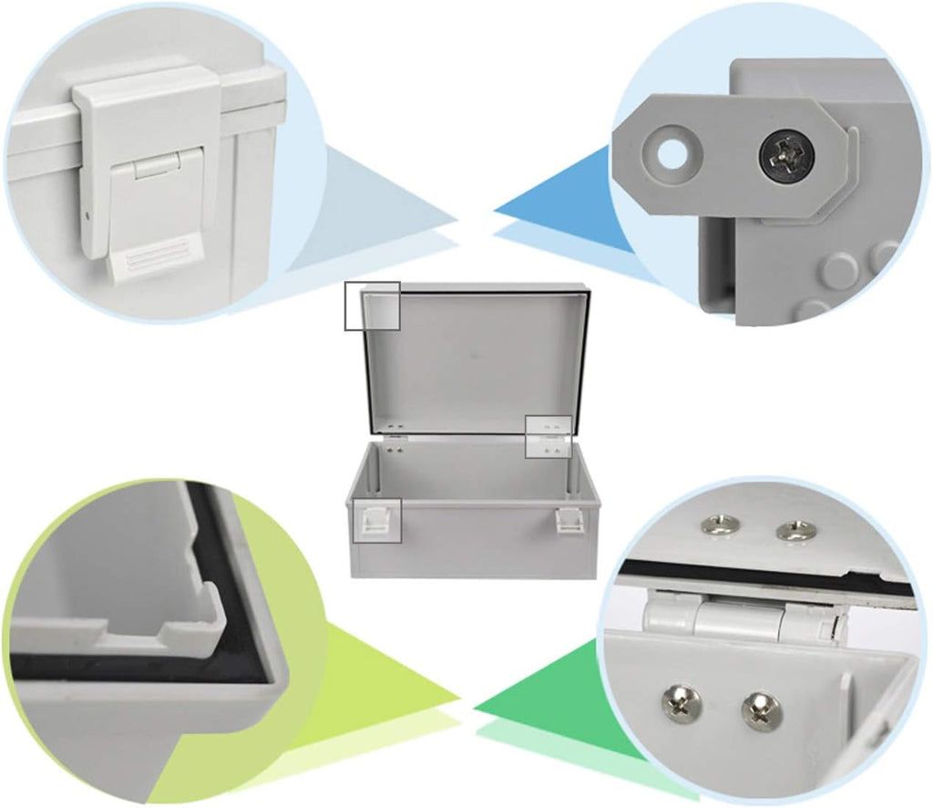 Ogrmar 11.8"x7.8"x6.3" ABS Plastic Dustproof IP65 Waterproof Junction Box