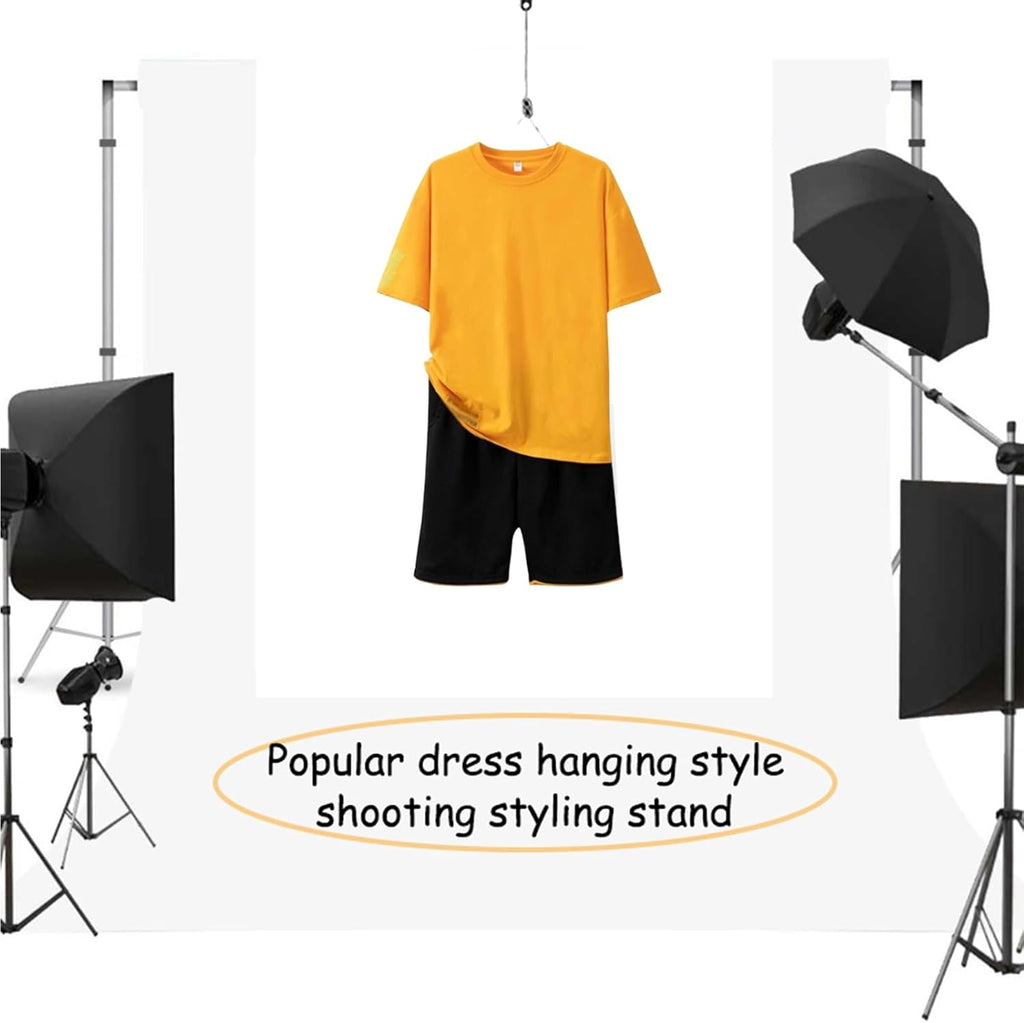 Adjustable Mannequin Form Invisible Hanger, Acrylic Hang Clothes Holder, Clothing Photography Wall Mount Hanger