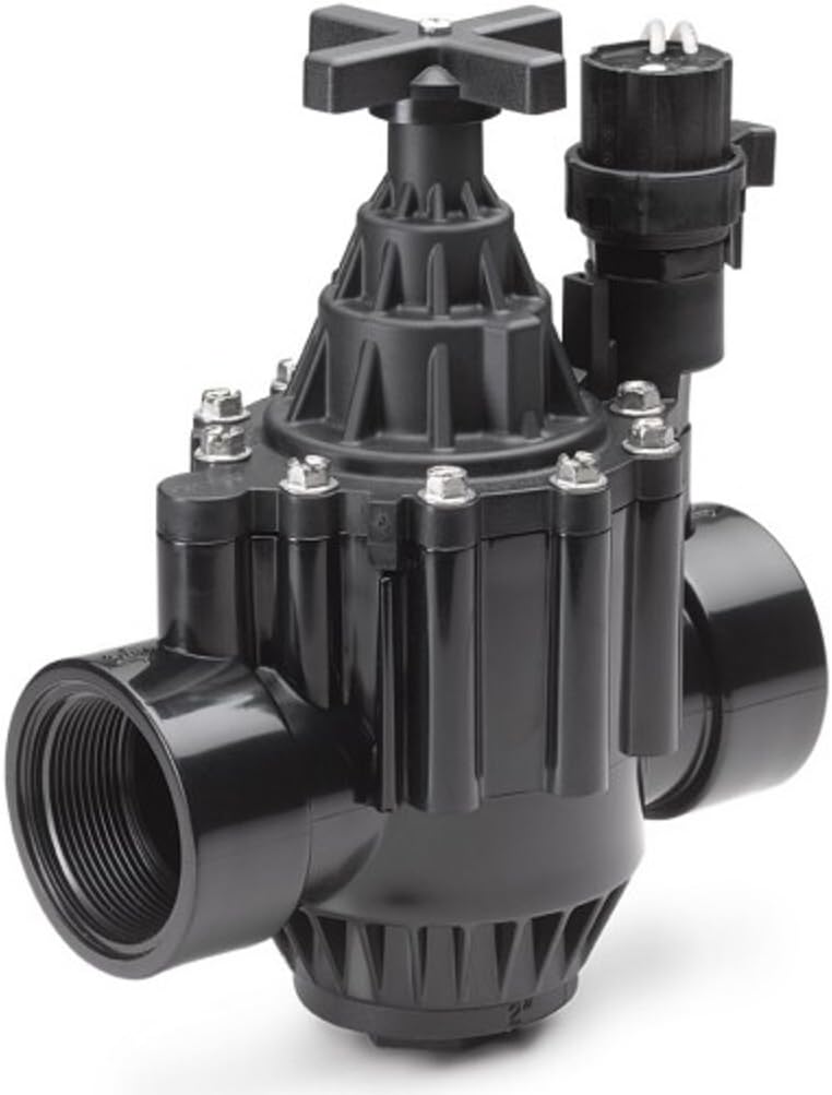 Rainbird Plastic PGA Series Combination Globe and Angle Electric Remote Control Valve, 1"/24 VAC