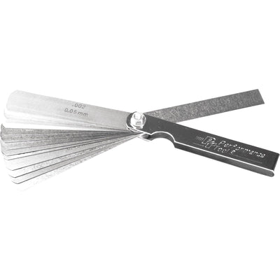 Performance Tool W131C 15-Blade Feeler Gauge with 3 in. Steel Rule