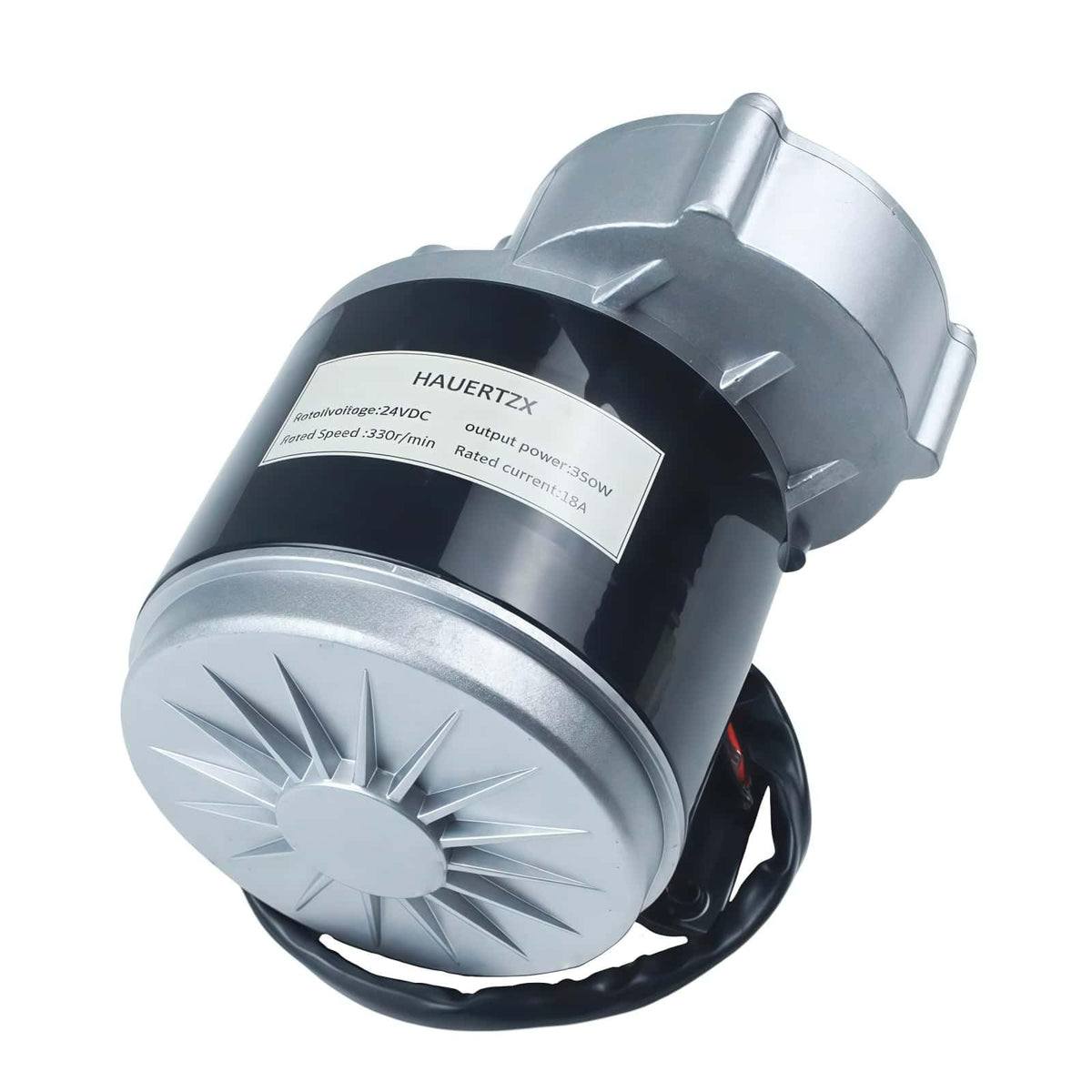 24V 350W Gear Reduction Electric Motor with 9 Tooth Sprockets for Small Electric Vehicles, Mopeds, Mini Bikes, E Scooter, Wheelchairs, Massagers and Mowers (24V 350W)