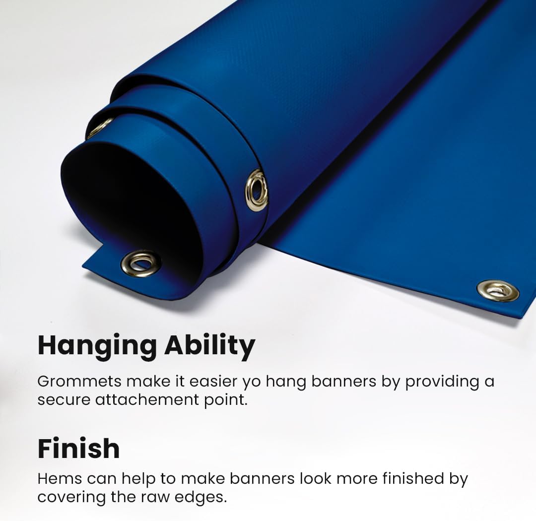Customizable Vinyl Banner – Personalized Outdoor/Indoor Event Signage for Birthdays, Weddings, Graduations, Business