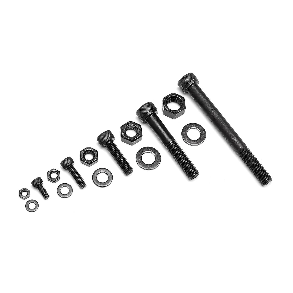 434PCS M5 M6 M8 M10 M12 Metric Bolt Assortment for Precision Machinery