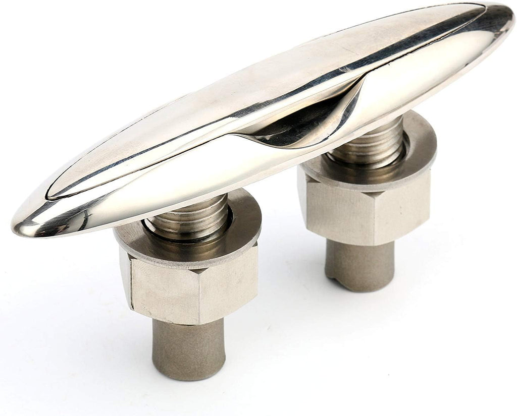 Amarine Made 2 Pack Stainless Steel 316 Pull Up Cleat - 6-1/2" -M0098S (2)