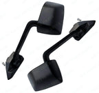 Black Hood Mirror Left Driver Right Passenger Pair for Mack Anthem