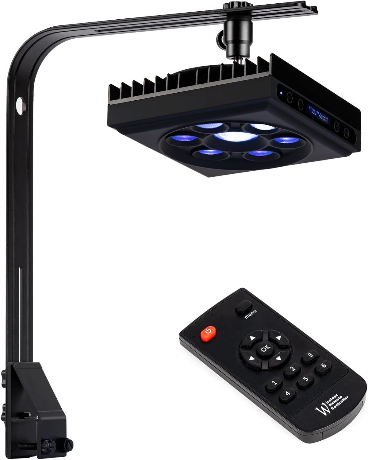 60W LED Reef Light for Saltwater Aquariums Programmable Control