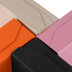 5-Pack Black Gift Boxes with Lids 12x8x2.5 Inches, Foldable